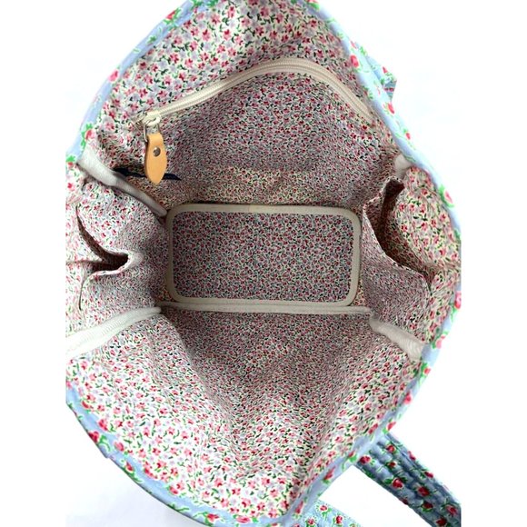 Ralph Lauren Floral Blue Tote Bag - Picture 6 of 6